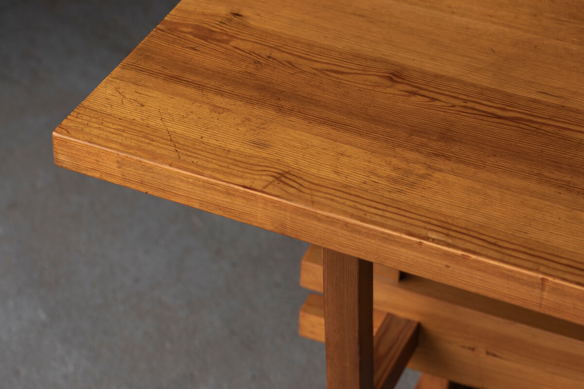 Dining set of 3 in solid oregon pine