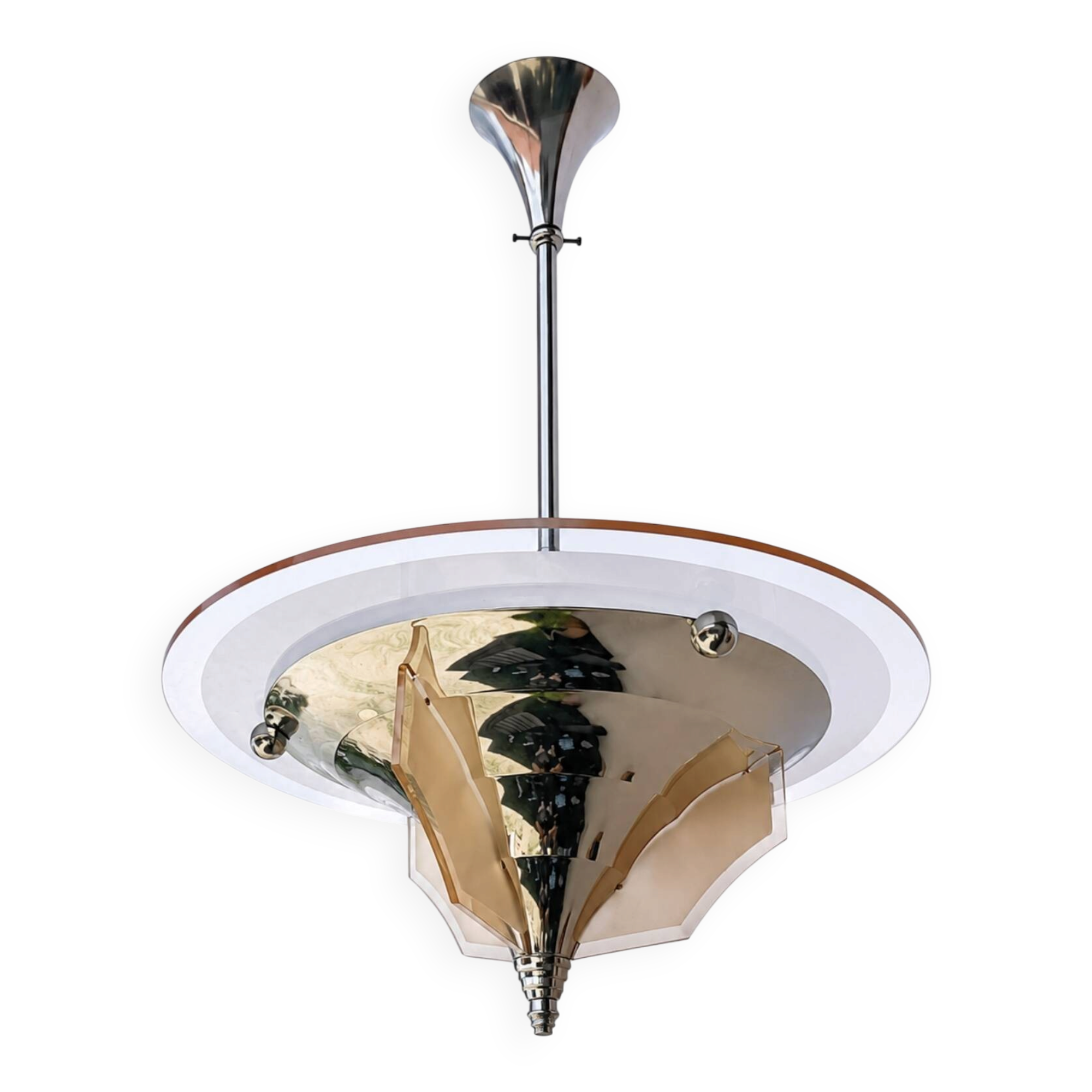 Lustre Moderniste Petitot années 1930/40