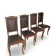 Italian art deco dining chairs 1920s
