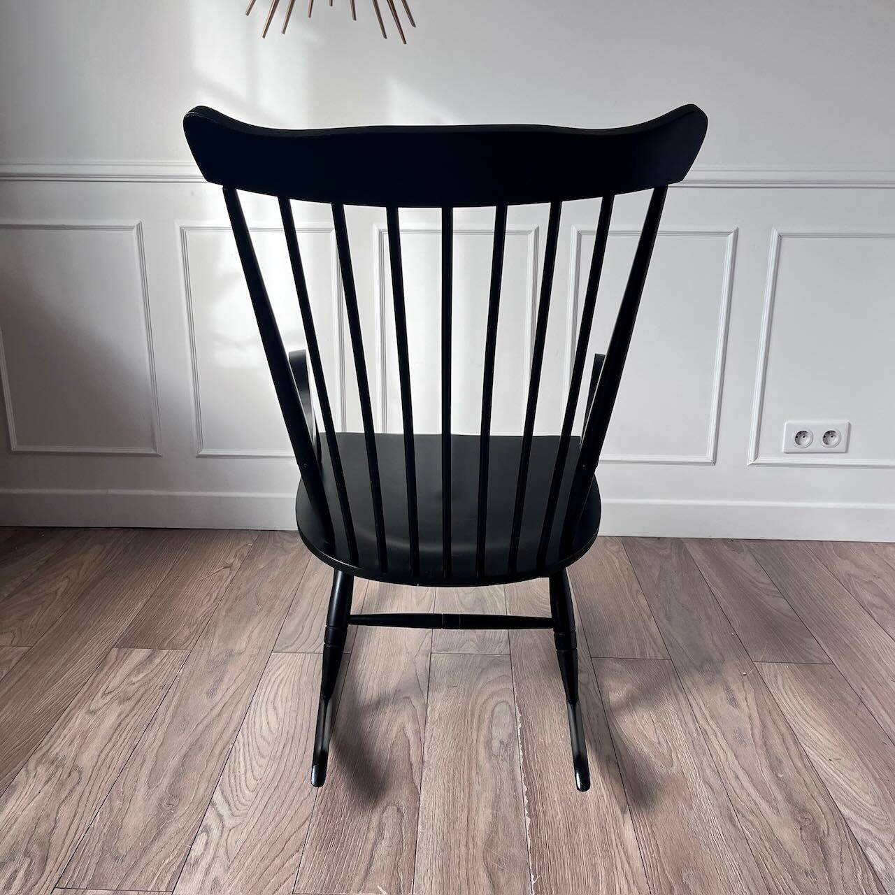 Rocking chair noir