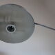 Fase black desk lamp from the 50s with reflector