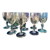 SET OF 10 LIQUEUR GLASSES IN VIERZON GLASS EMMA MODEL