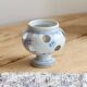 Old crocus pot in blue earthenware | Saint-Uze flower holder in REVOL style