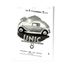 Vintage 30s unic Auto poster