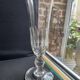 6 Champagne flutes – Baccarat/Saint Louis - Cut crystal - 19th century