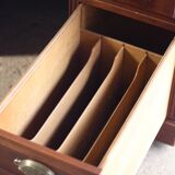 Franco american american desk in solid mahogany. circa 1900.