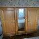 Vintage 1950 Oak Wardrobe – Large Capacity & Fully Dismantled