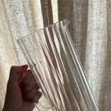 Worked glass carafe