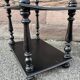 Napoleon III style blackened wood bookcase