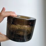 Bubbled glass ashtray from Biot vintage 70s