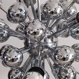1970s Astonishing Chandelier Sputnik by Goffredo Reggiani in Chrome. Made i