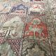 Old kaysery turkey rug in handmade silk 85x216 cm