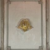 Venetian Wall Lamp in Gilded Murano Glass Circa 1980