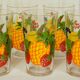 Set de 7 verres à orangeade 1960 VMC Reims