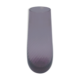 Vase en cristal violet