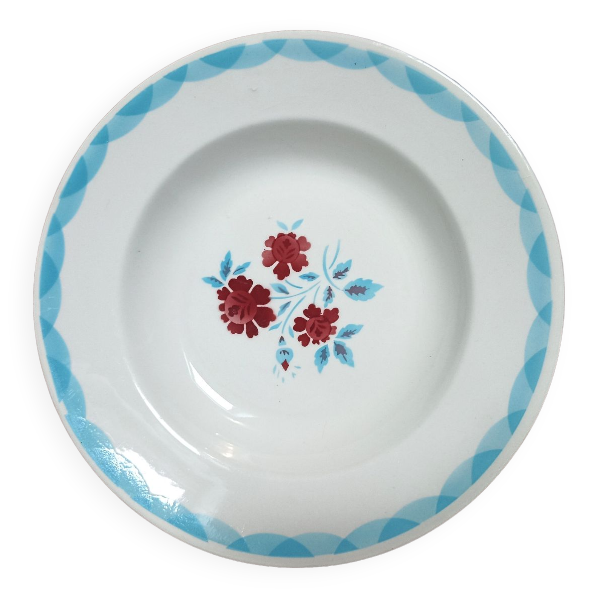 Hollow plate Moulin des loups model Charente