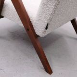 Mid Century Easy Chair Model B - 310 Var in Ivory Buckle