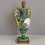 Gabriel Fourmaintraux Pottery of Desvres lamp base