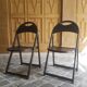 Pair of folding chairs OTK No.23 50s