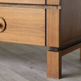 Vintage low teak sideboard, 1970