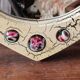 Modernist mirror, J Capo Enamels, wood and enamel