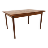 Table de salle à manger "portefeuille" en teck, Suède, 1960