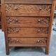 Commode vintage quatre tiroirs chêne