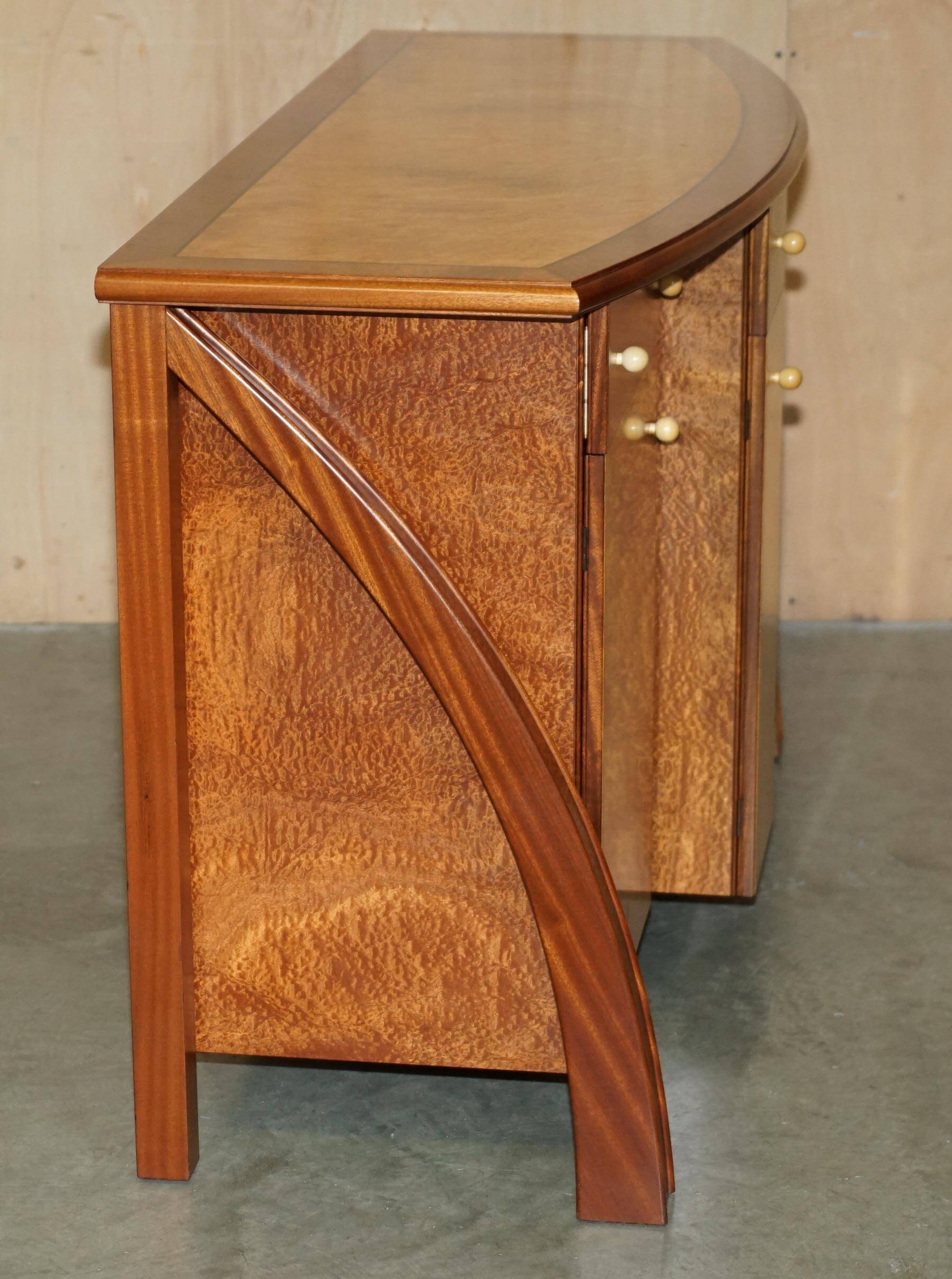 Very Art Deco in burl maple and thuja wood by Andrew Vara.