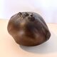 Brown Lacquered Ceramic Tulip Vase / Centerpiece by Giacomo Onestini