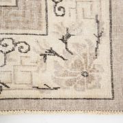 Grand Tapis Oriental Vintage Beige, Tapis Chinois Ancien, 260x342 Cm