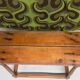 Table Console en noyer XXème