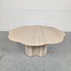 Vintage travertine coffee table "cloud", 80s