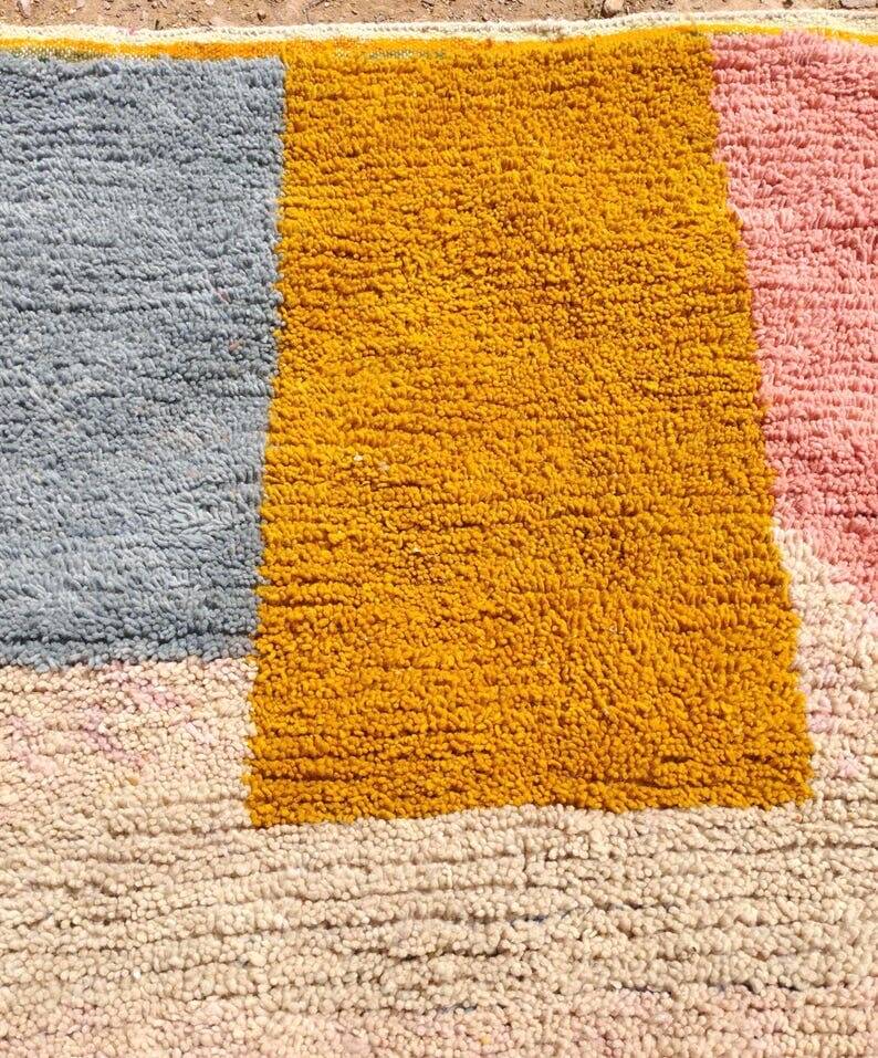 Handmade Beni Ouraine rug, size 100 x 200 cm