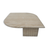 Travertine coffee table