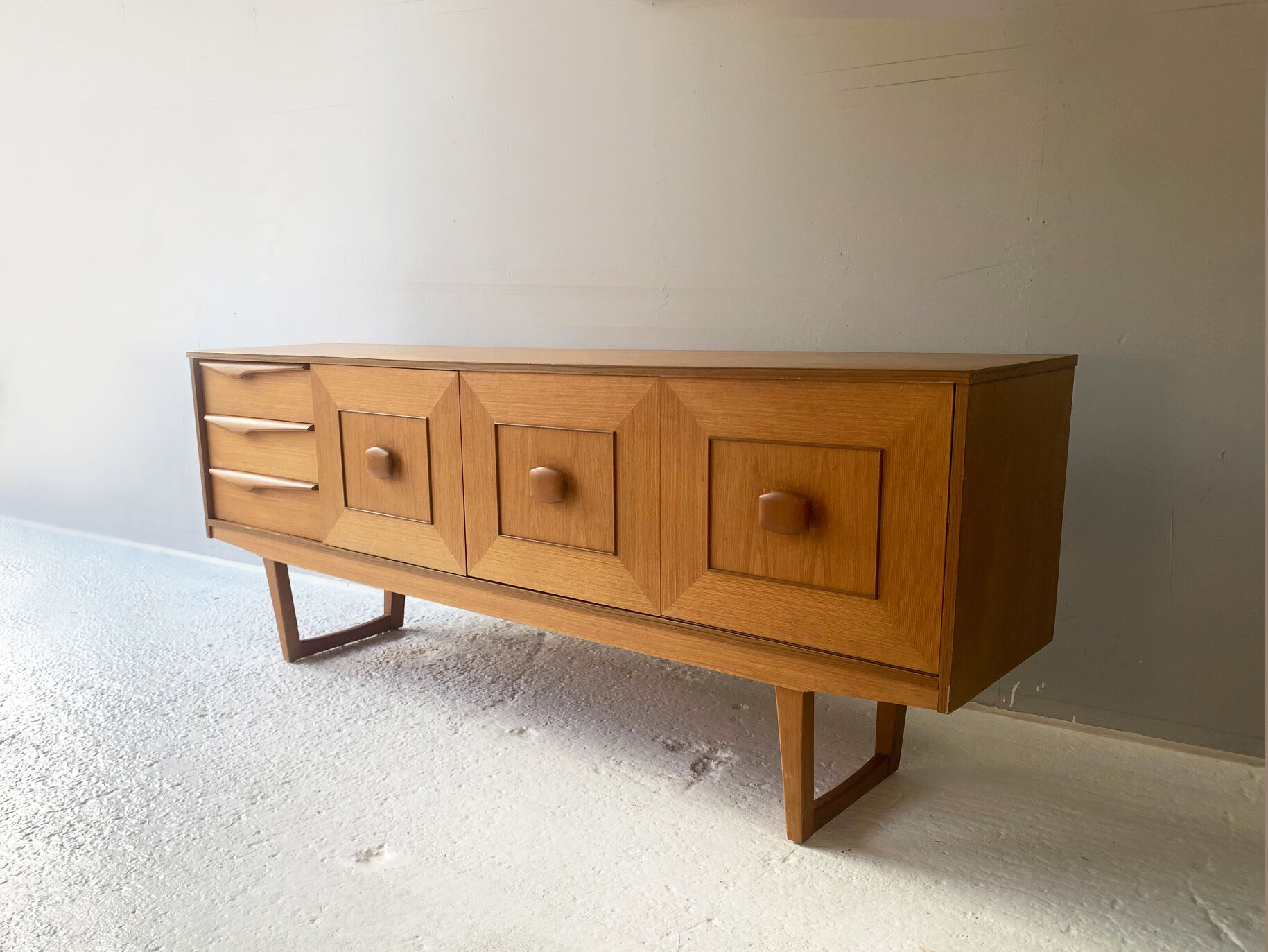 1970s mid century English ‘Stateroom’ sideboard by Stonehill