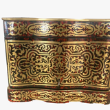 Cellar with complete liquor in marquetry Boulle box Napoleon III XIX century