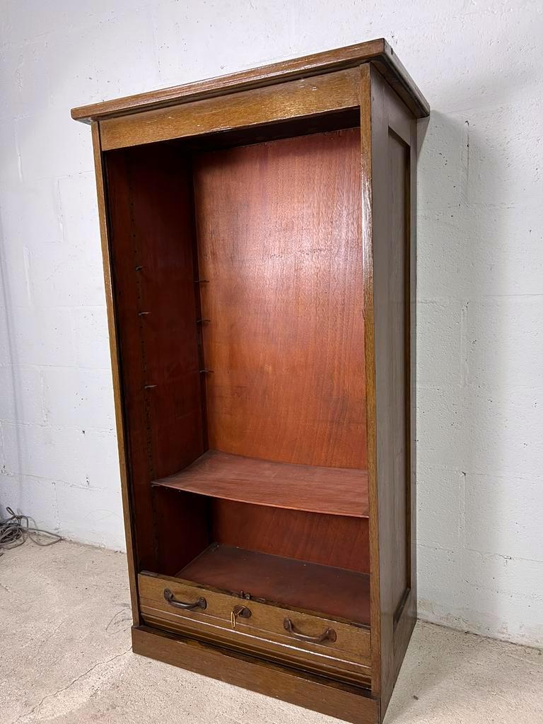 Vintage wooden filing cabinet / shutter cabinet / column cabinet