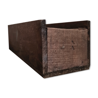 Old wooden workshop box