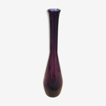 Soliflore vintage dark purple glass