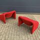 2x Artifort Groovy F598 by Pierre Paulin
