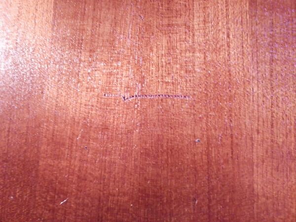 Table basse teck Vintage scandinave relevable