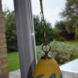 Ancienne lampe pâte de verre