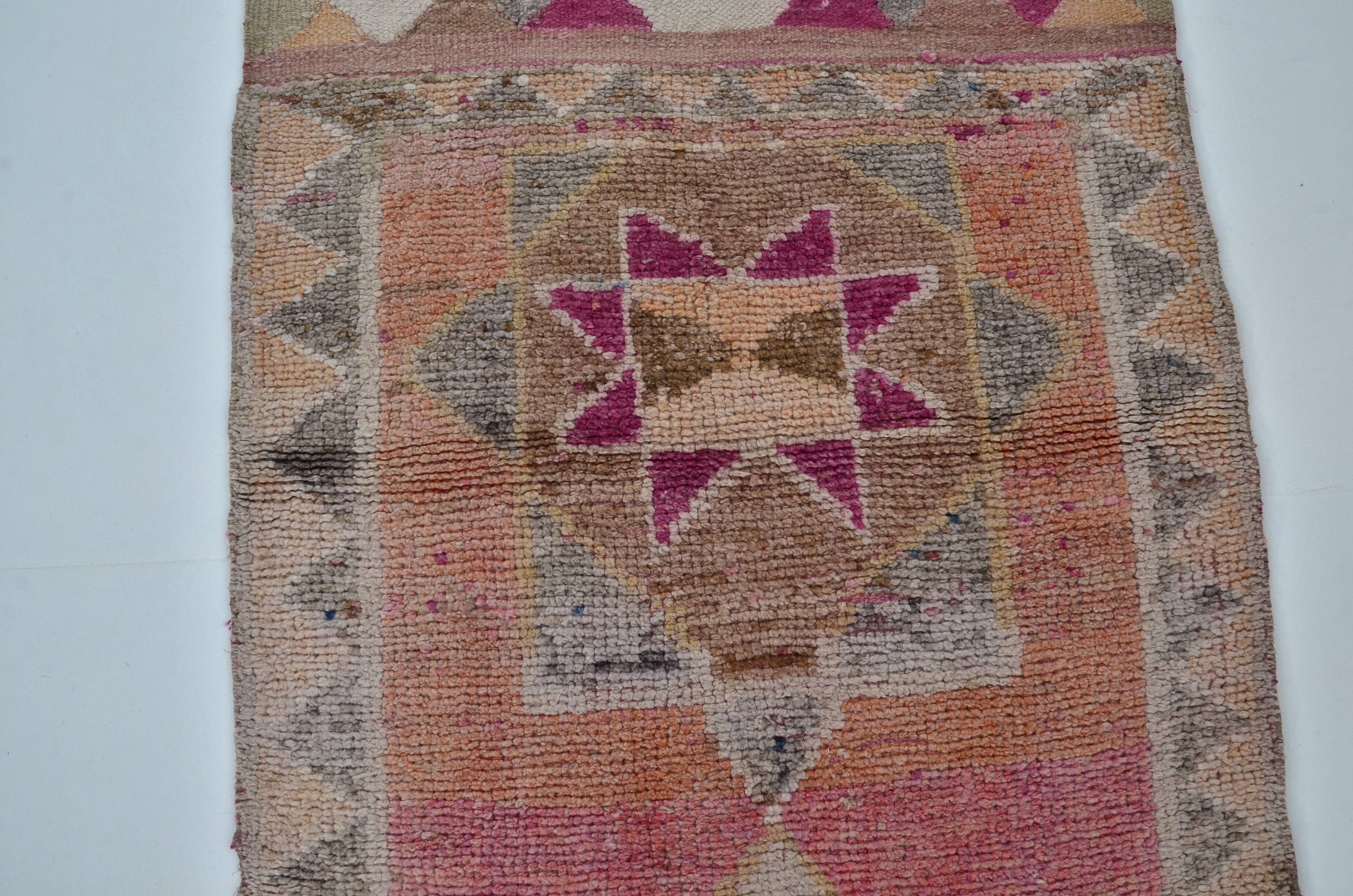 Vintage Handknotted Runner Rug sku 2184