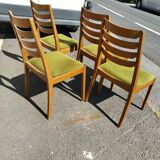 Nathan Furniture series of 4 chairs circa 1960