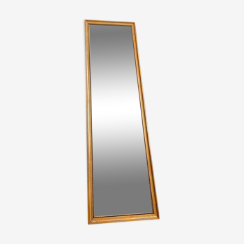 Long mirror golden frame