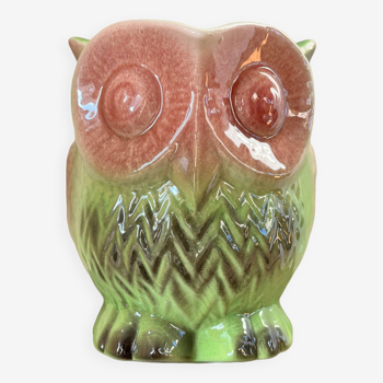 Pitcher zoomorphic owl owl Sarreguemines