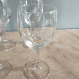 6 ears of wheat wine glasses