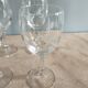 6 verres à vin épis de blé