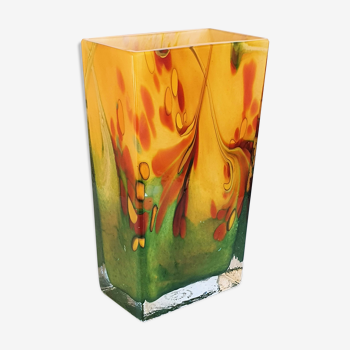 Glass paste vase from Soisy sur Ecole