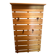 Solid wood wall coat rack